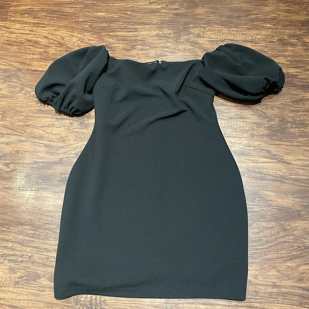 Navy blue cocktail dress
